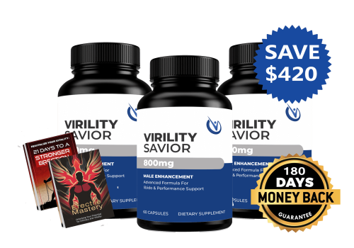 Virility Savior 90 Day Set (3 Bottles)