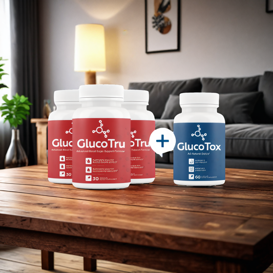 GlucoTru - 3 bottles + 1  Bonus
