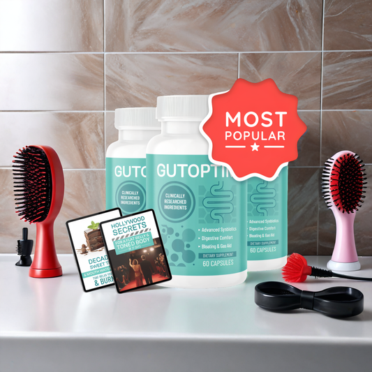 GutOptim - 3 Bottles + 2  Ebooks